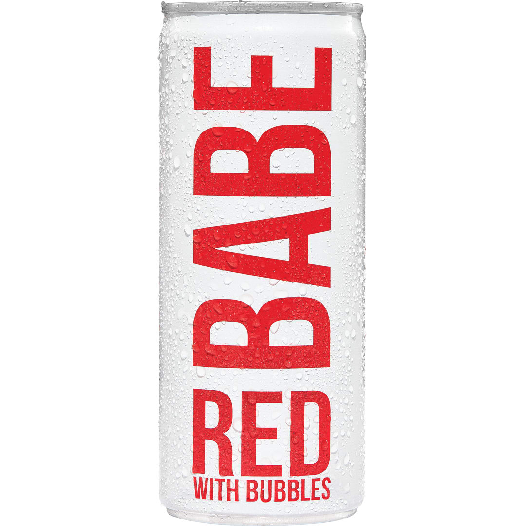 Babe Red Wine with Bubbles, 250mL Can