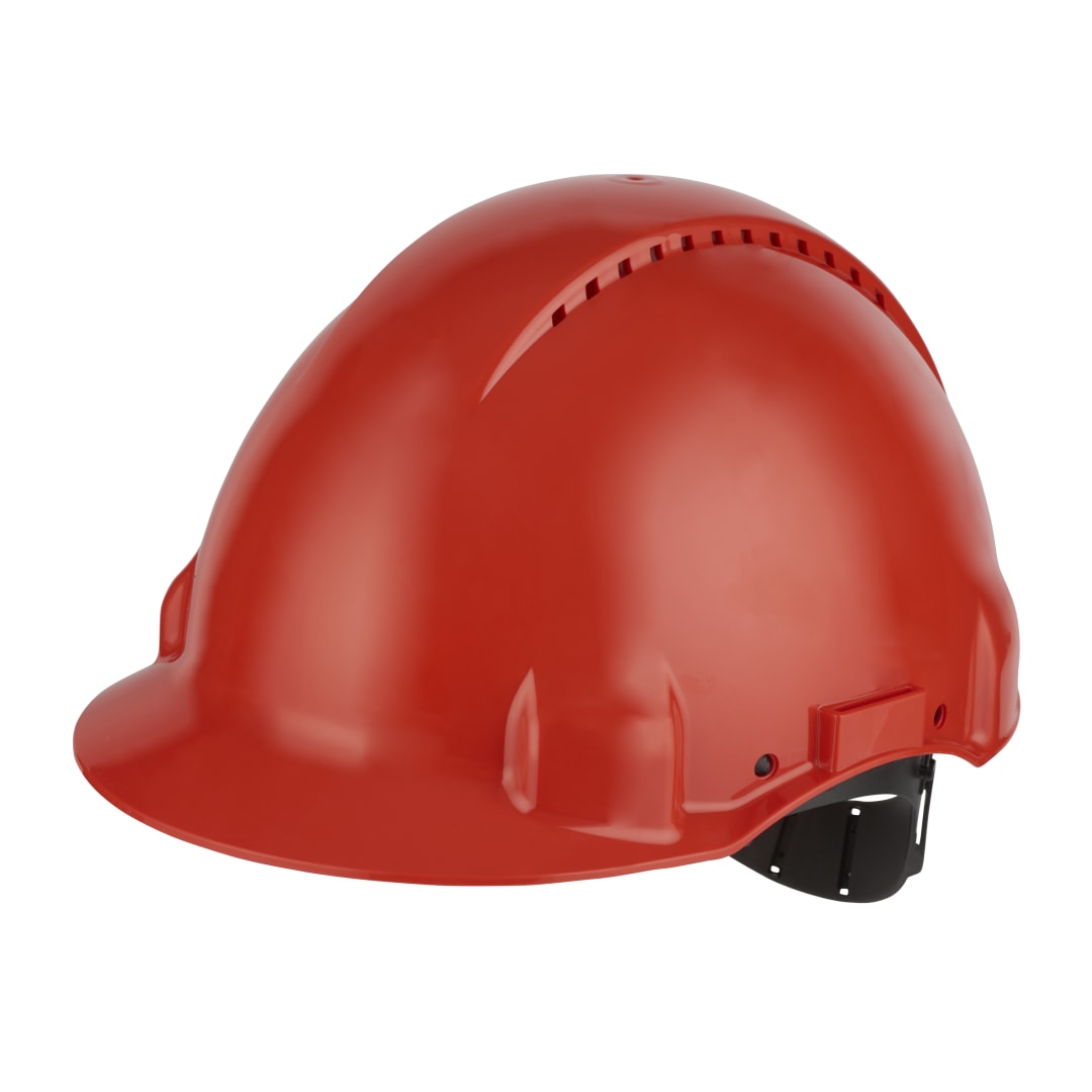 3M™ Sert Başlık, Uvicator, Pim Kilitli, Havalandırmalı, Plastik Ter Bantlı, Kırmızı, G3000CUV-RD