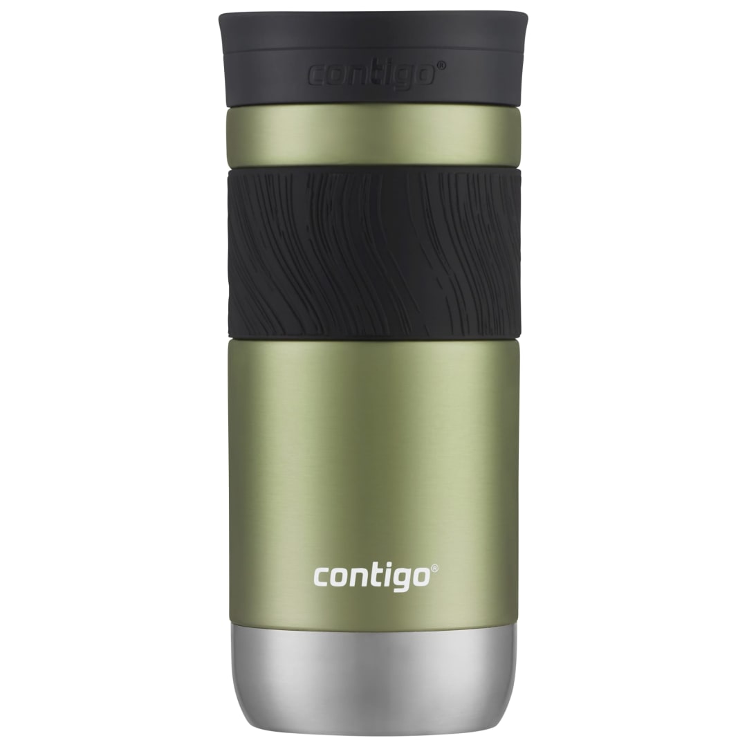 Contigo® Byron 2.0 Stainless Steel Travel Mug with SNAPSEAL™ Lid and Grip, 16oz., Cucumber