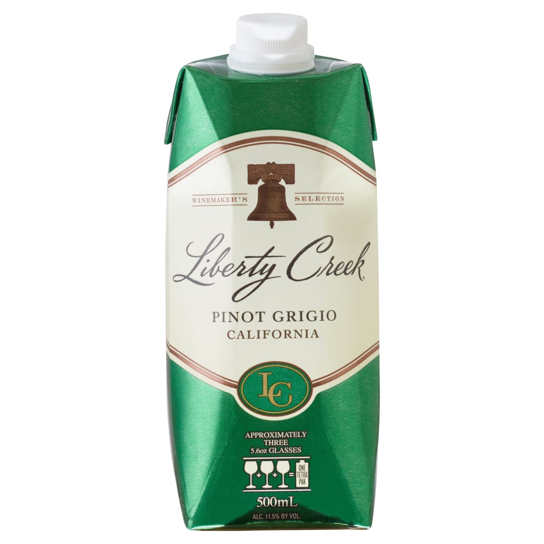 Liberty Creek Vineyards Pinot Grigio White Wine Tetra 500ml