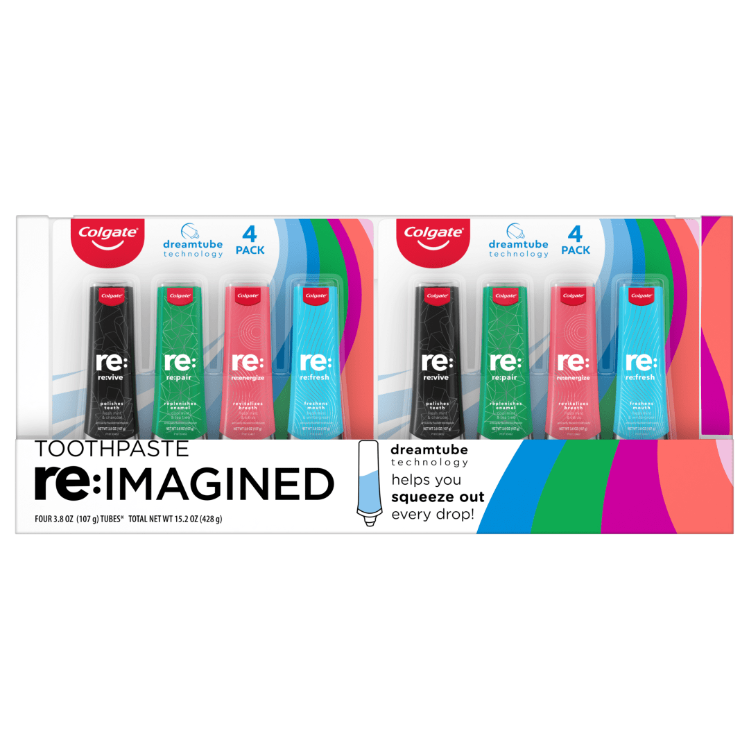 Colgate RE: Anticavity Fluoride Toothpaste - 3.8oz, 4pk