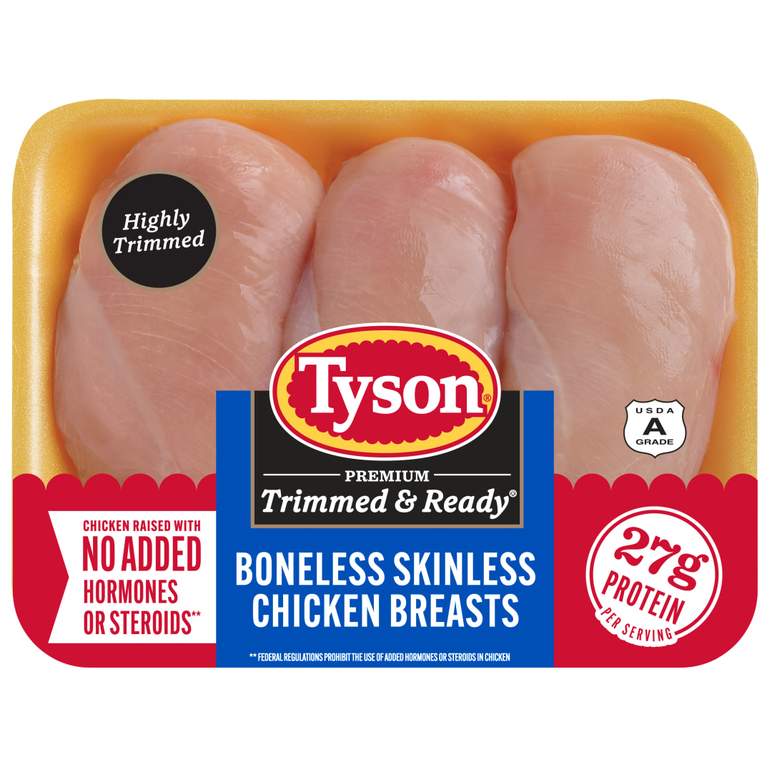 Tyson® All Natural Fresh Boneless Skinless Chicken Breasts, 1.65 lb.