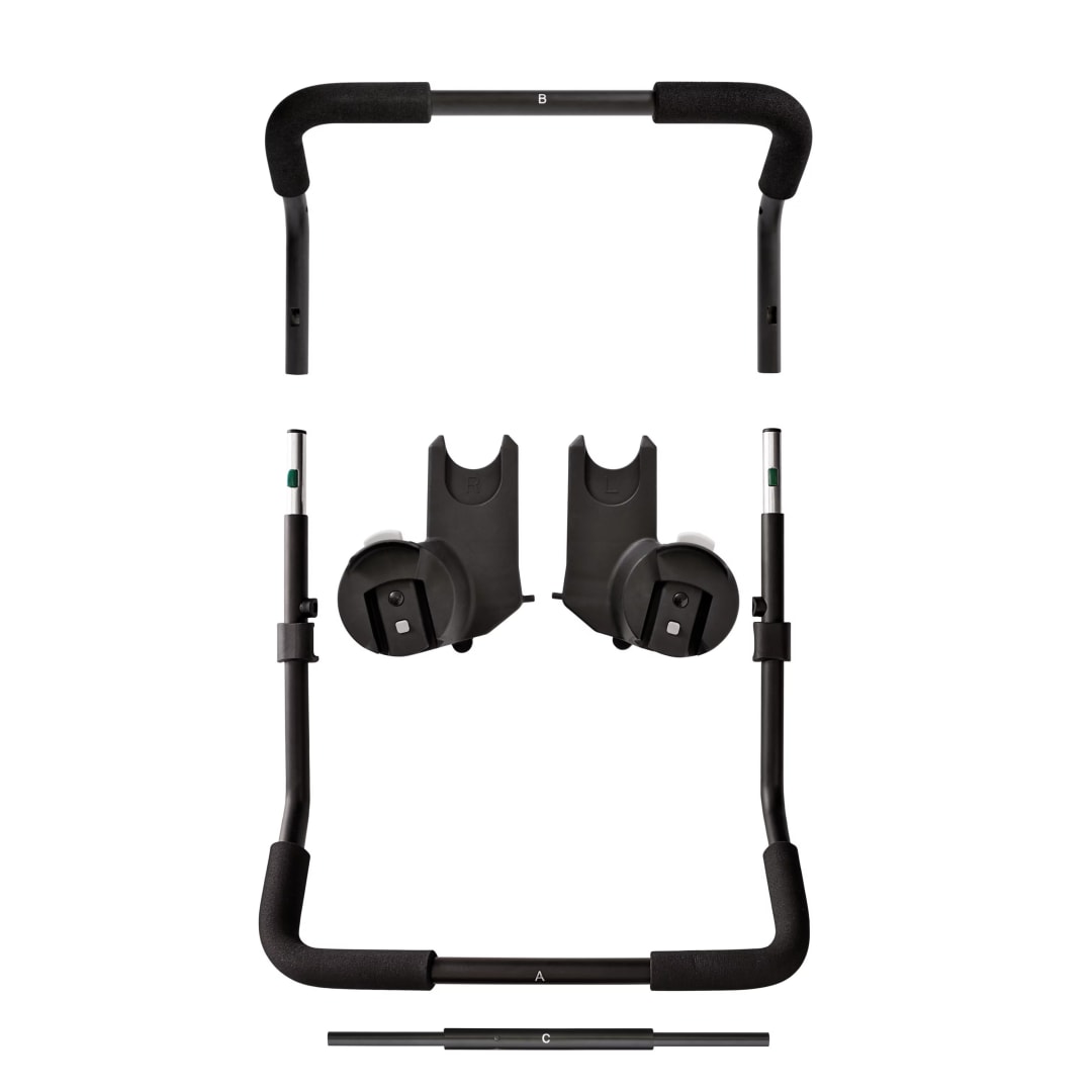 Baby Jogger adaptador de silla de auto para el cochecito City Select 2 | Para las sillas de auto para bebé Cybex, Maxi-Cosi y BeSafe