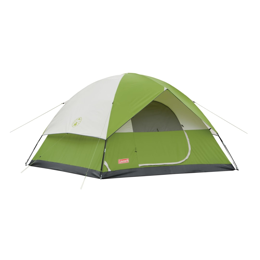Coleman 6-Person Sundome Dome Camping Tent, Green