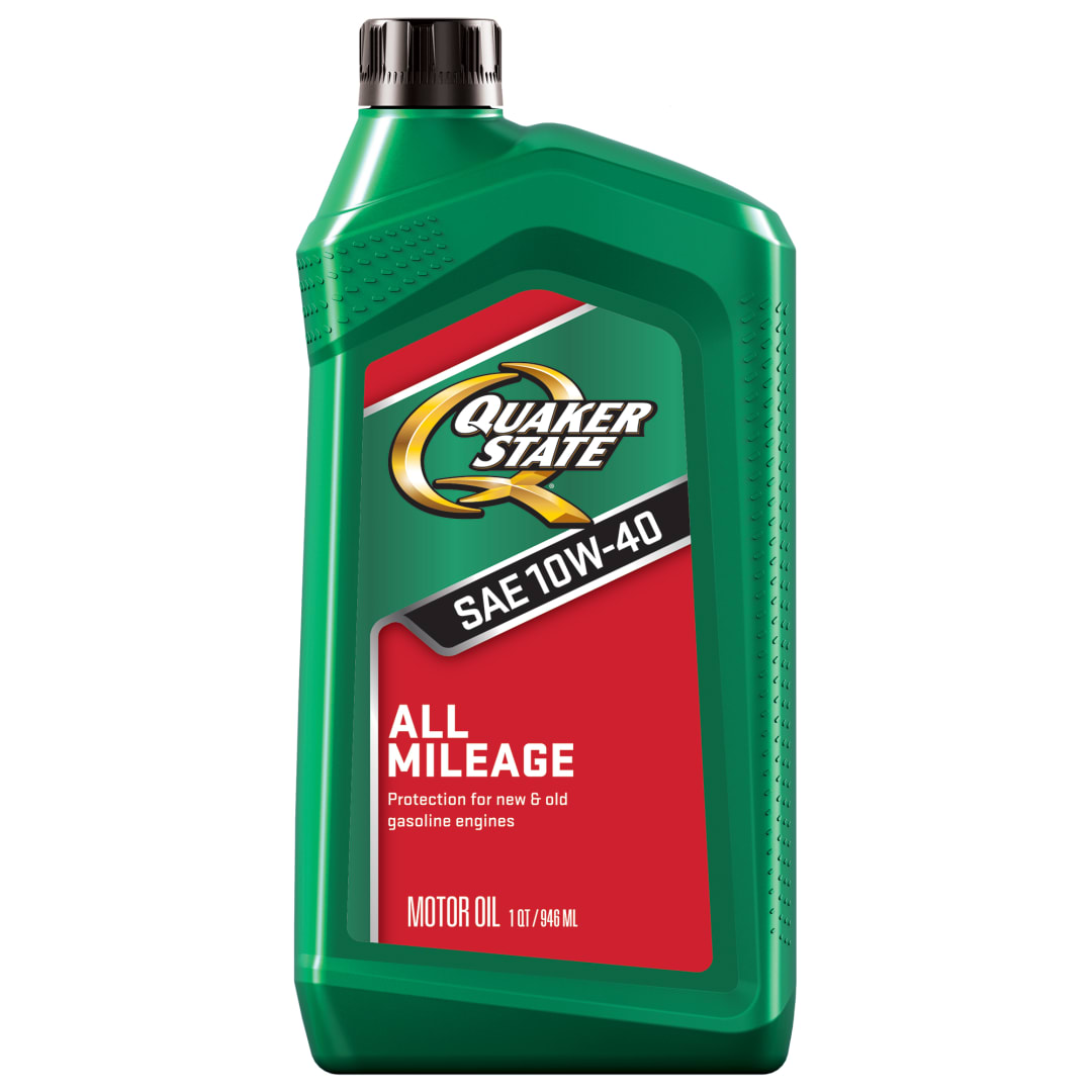 Quaker State All Mileage 10W-40 Motor Oil, 1 Quart