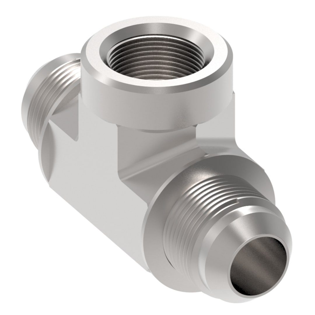 Aeroquip 1/4 FNPT Branch X 3/8 Male JIC Tee