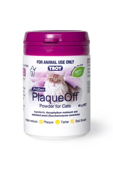 PlaqueOff Dental Powder for Cats, 40g