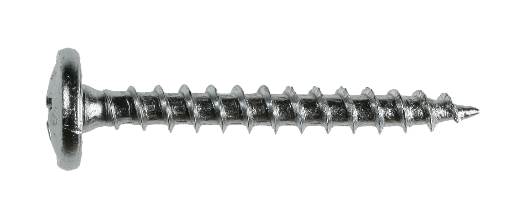 Simpson Strong-Tie SD8X1.25-R Wafer-Head Screw — #8 x 1-1/4 in. #2 Phillips, Clear Zinc Coating (100-Qty)