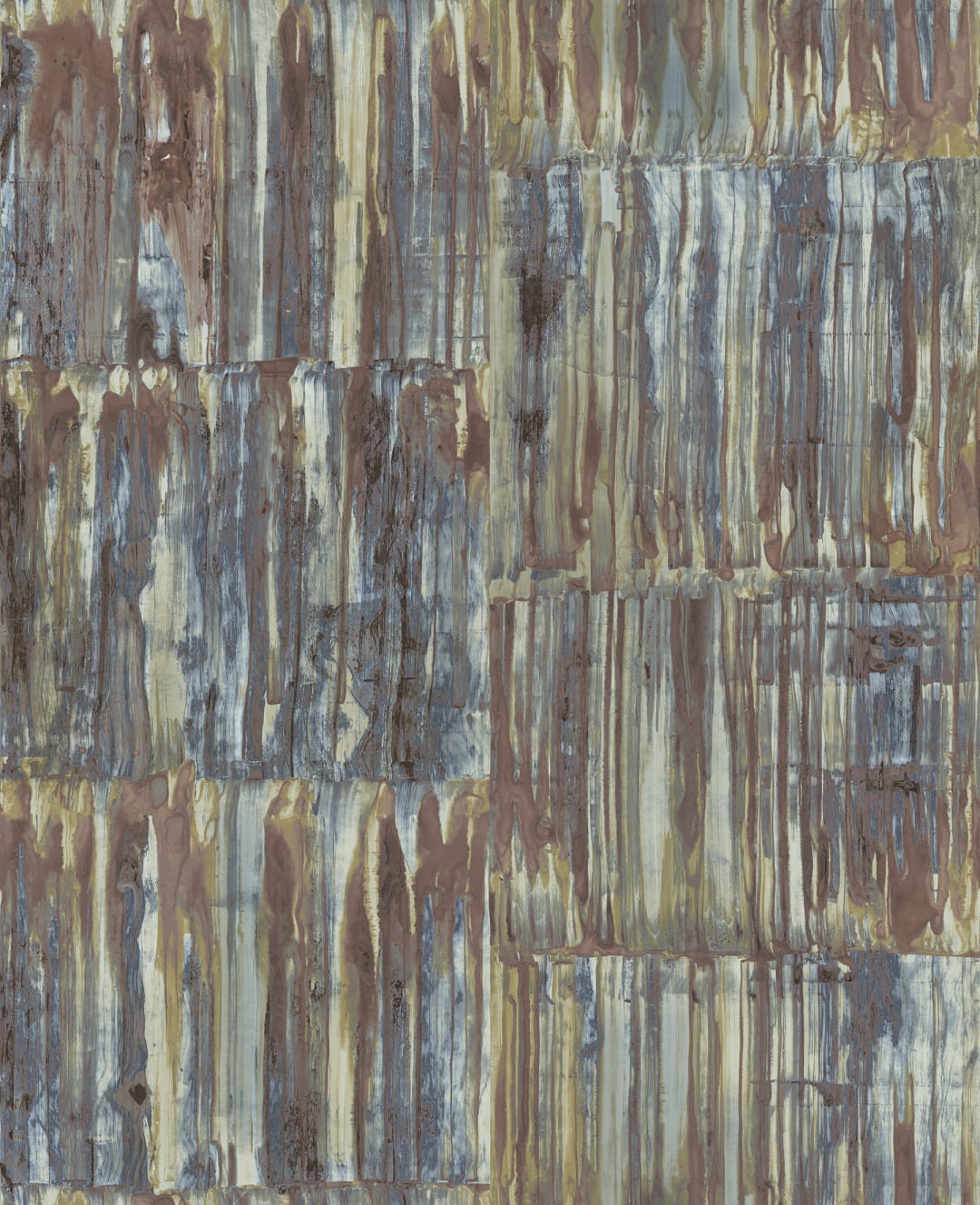 Patina Multicolor Metal Wallpaper