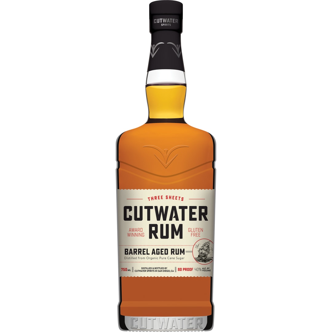 Cutwater Spirits  Bali Hai Barrel Aged Rum, 750ml Bottle