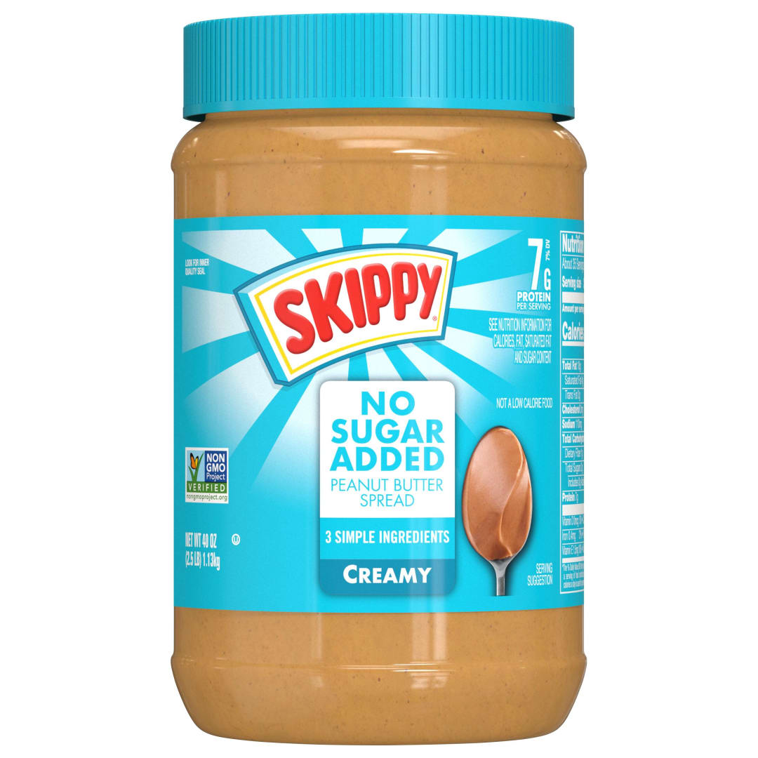 SKIPPY Creamy Peanut Butter Spread No Sugar Added