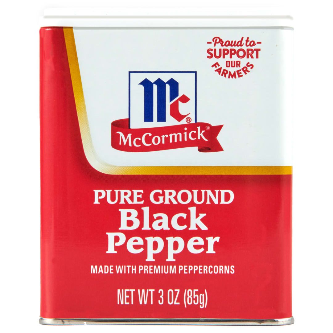 McCormick® Pure Ground Black Pepper, 3.0 oz