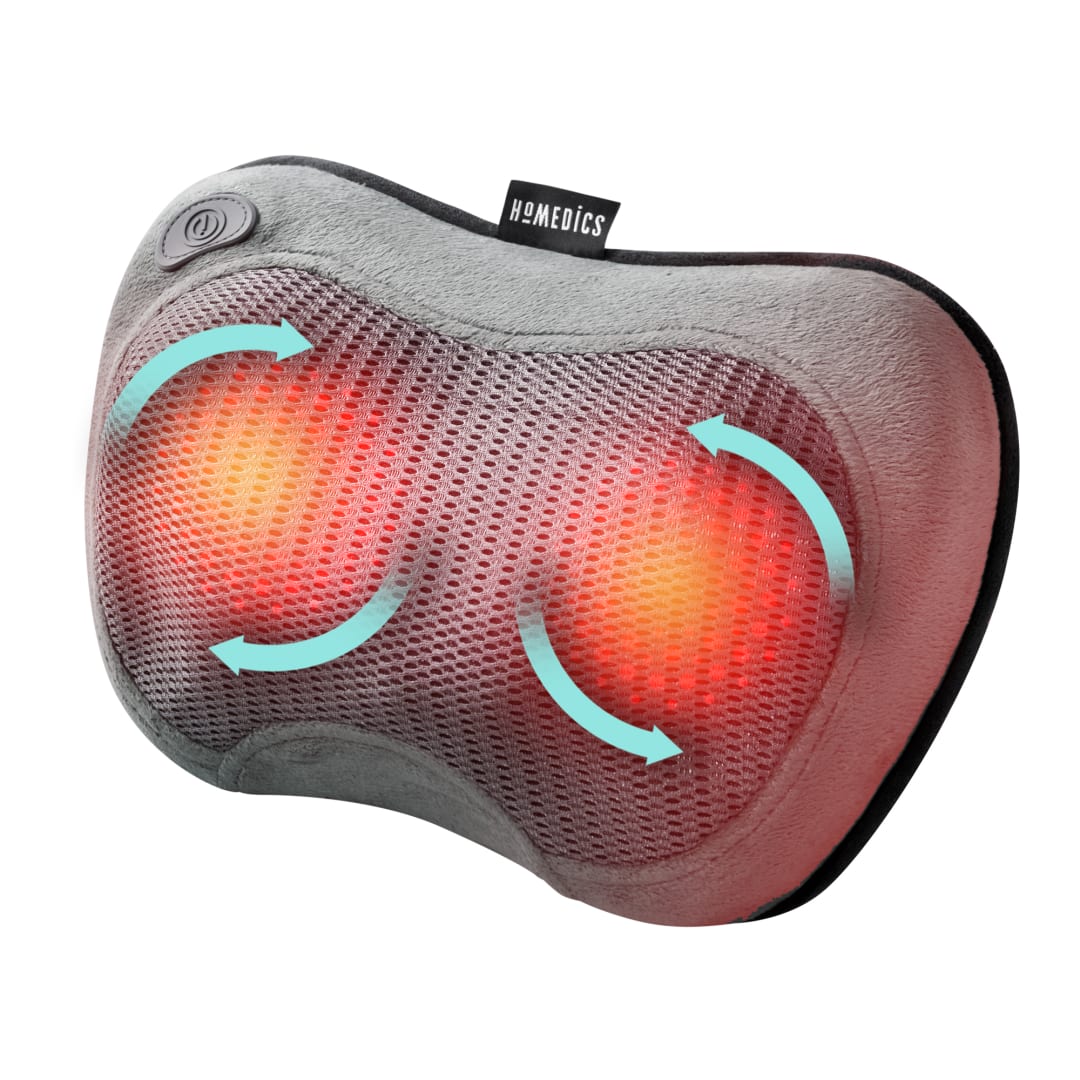 HoMedics Rechargeable Shiatsu Massage Pillow with Heat