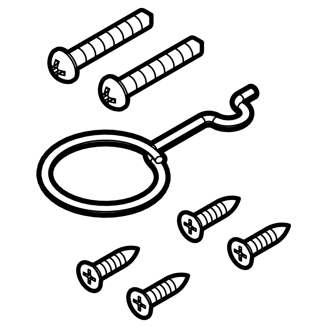 Light Commercial Screw Pack for Venetian Bronze Finish