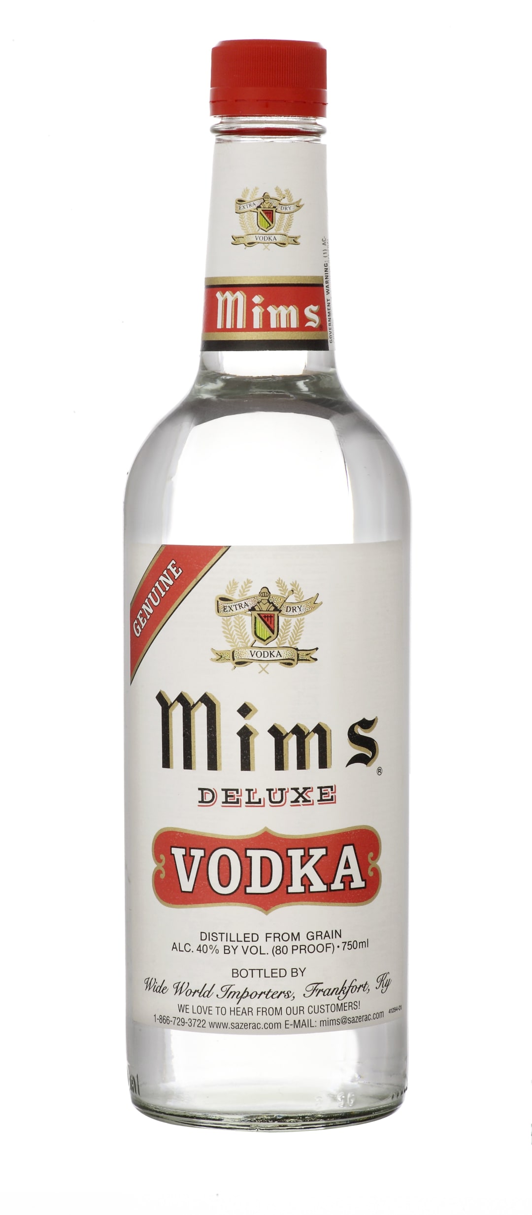 Mims Deluxe Vodka 750ml 80 Proof