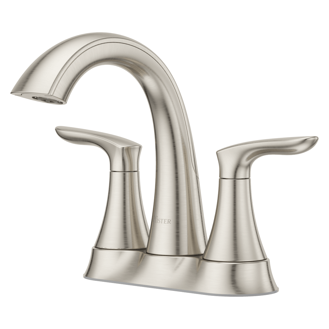 Weller 2-Handle 4" Centerset Bath Faucet in Brushed Nickel