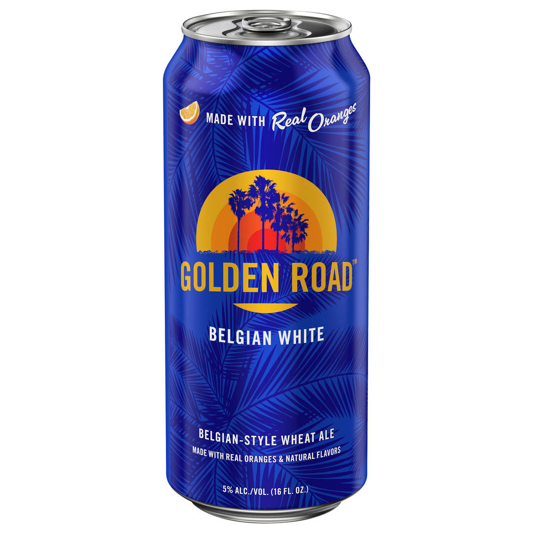 Golden Road Belgian-Style Wheat Ale Belgian White Beer 16 fl oz