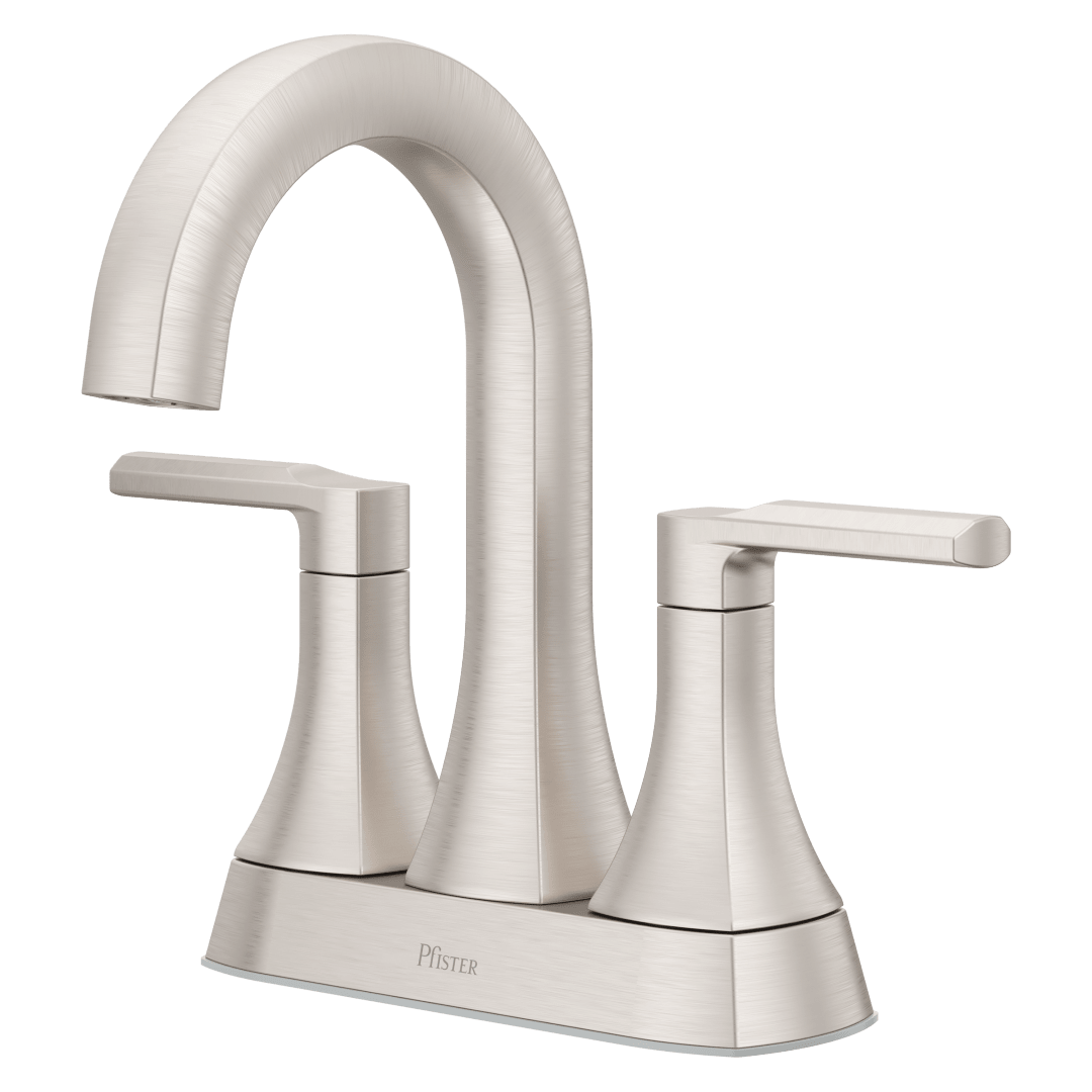 Vaneri 2-Handle 4" Centerset Bathroom Faucet in Spot Defense Brushed Nickel