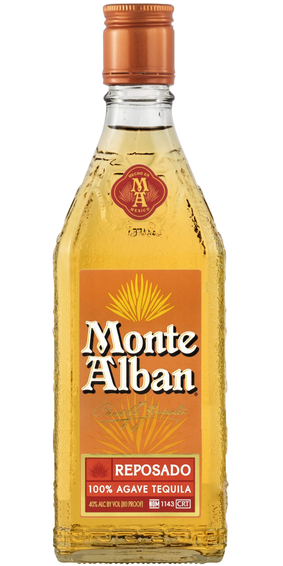 Monte Alban 100% Agave Reposado Tequila 375ml 80 Proof