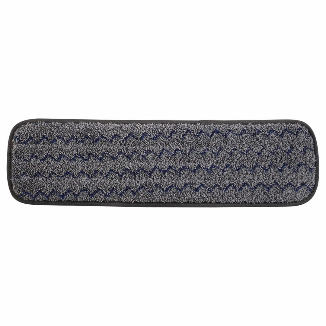 Rubbermaid Commercial Products HYGEN 18" Microfiber Mop Pad, Grey