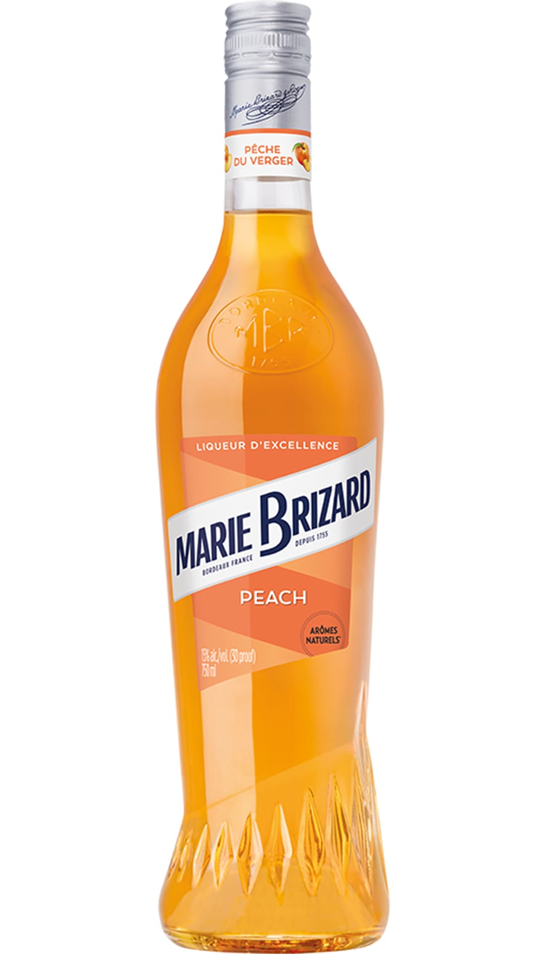Marie Brizard Peach Liqueur 750ml 36 Proof