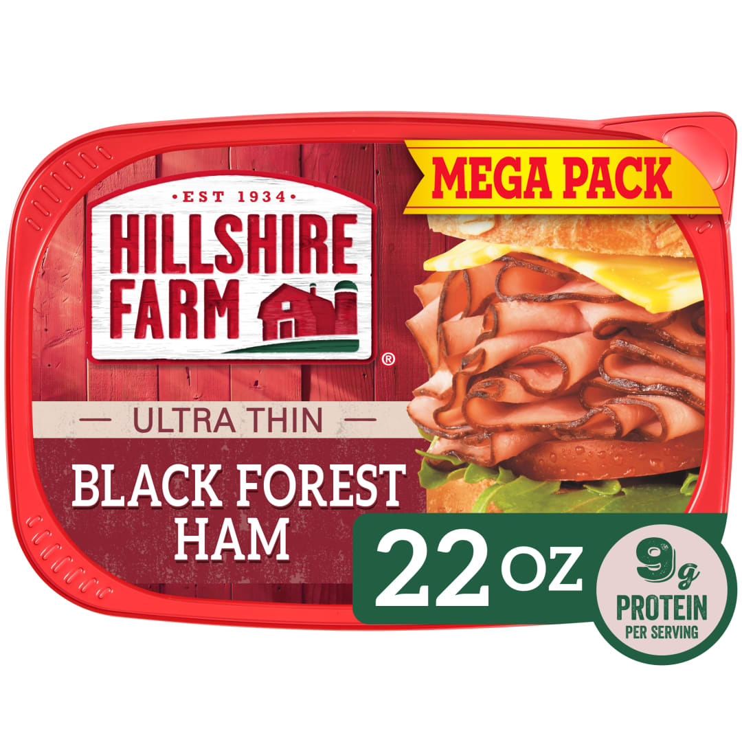 Hillshire Farm Ultra Thin Sliced Black Forest Ham Sandwich Meat, 22 oz