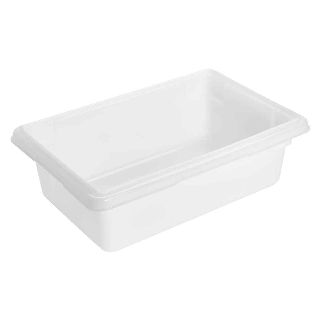 Food/Tote Box 3.5 Gal 18" X 12" X 6" White