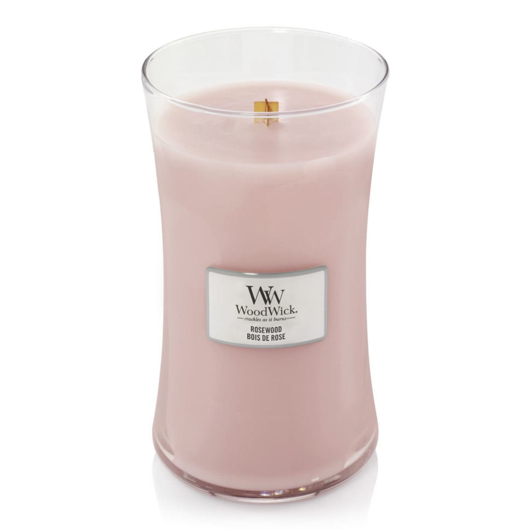 WOODWICK LARGE HOURGLASS ROSEWOOD