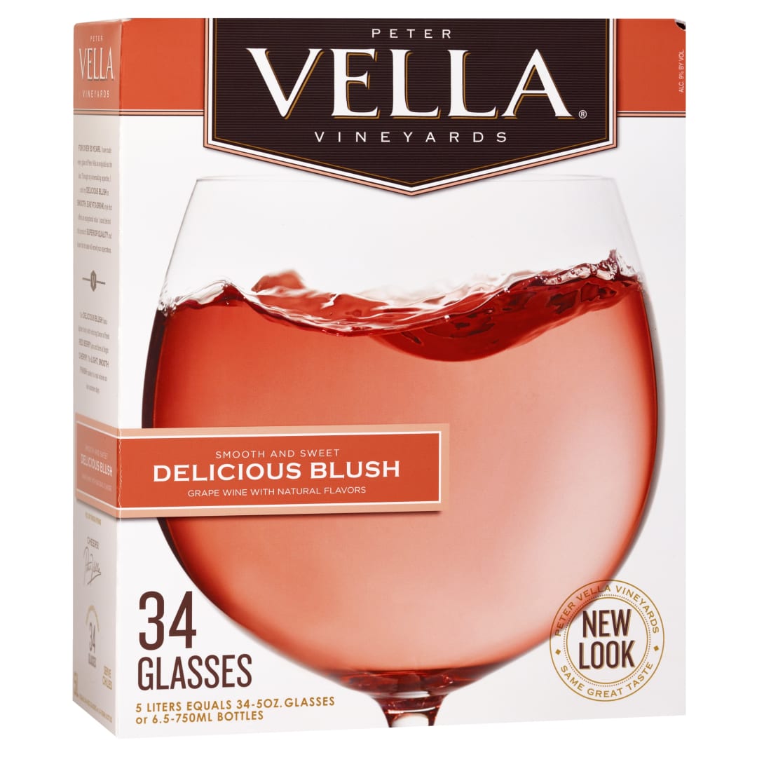 Peter Vella Delicious Blush 5L Box Wine