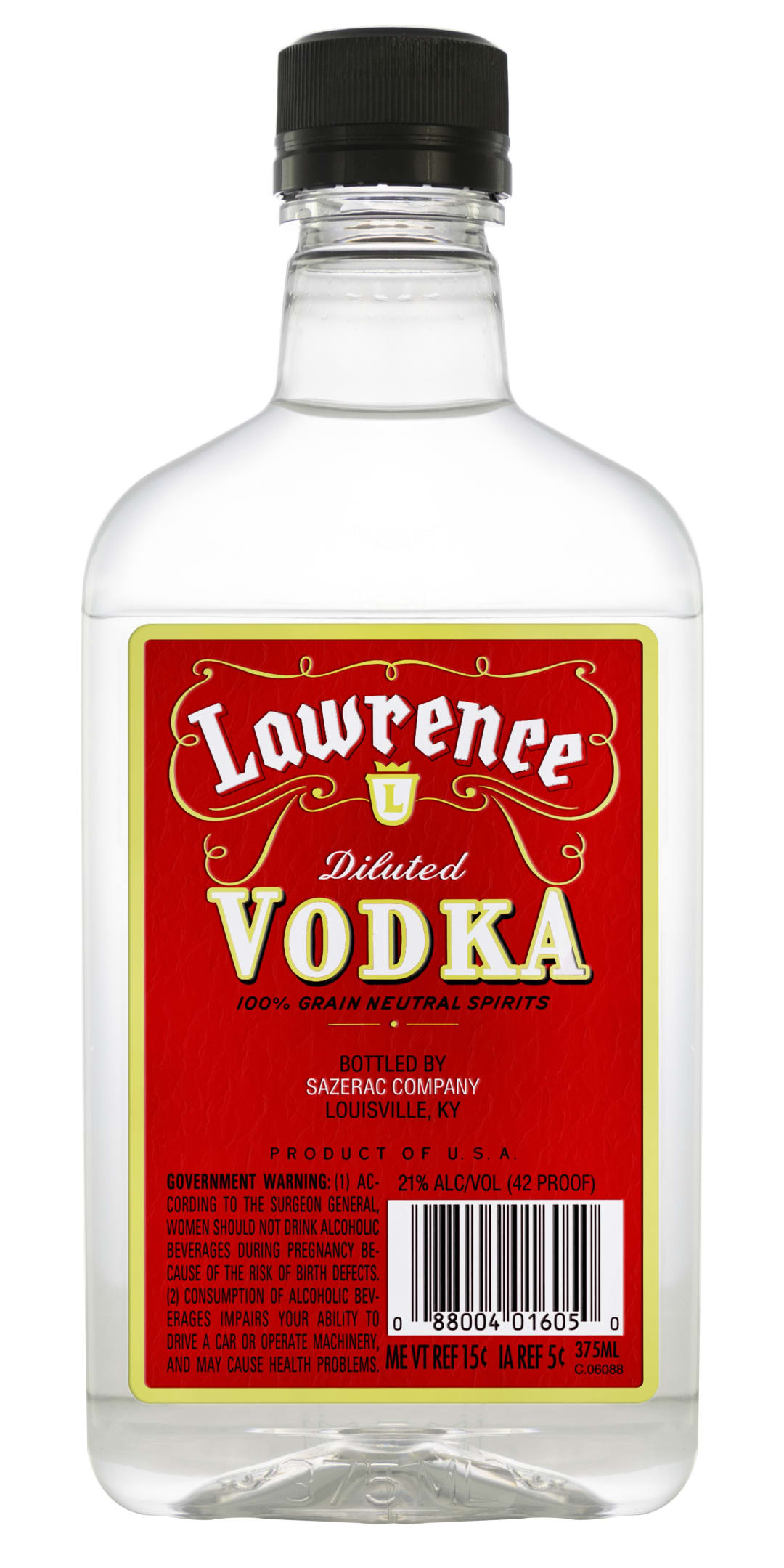 Lawrence Diluted Vodka 375ml 42 Proof