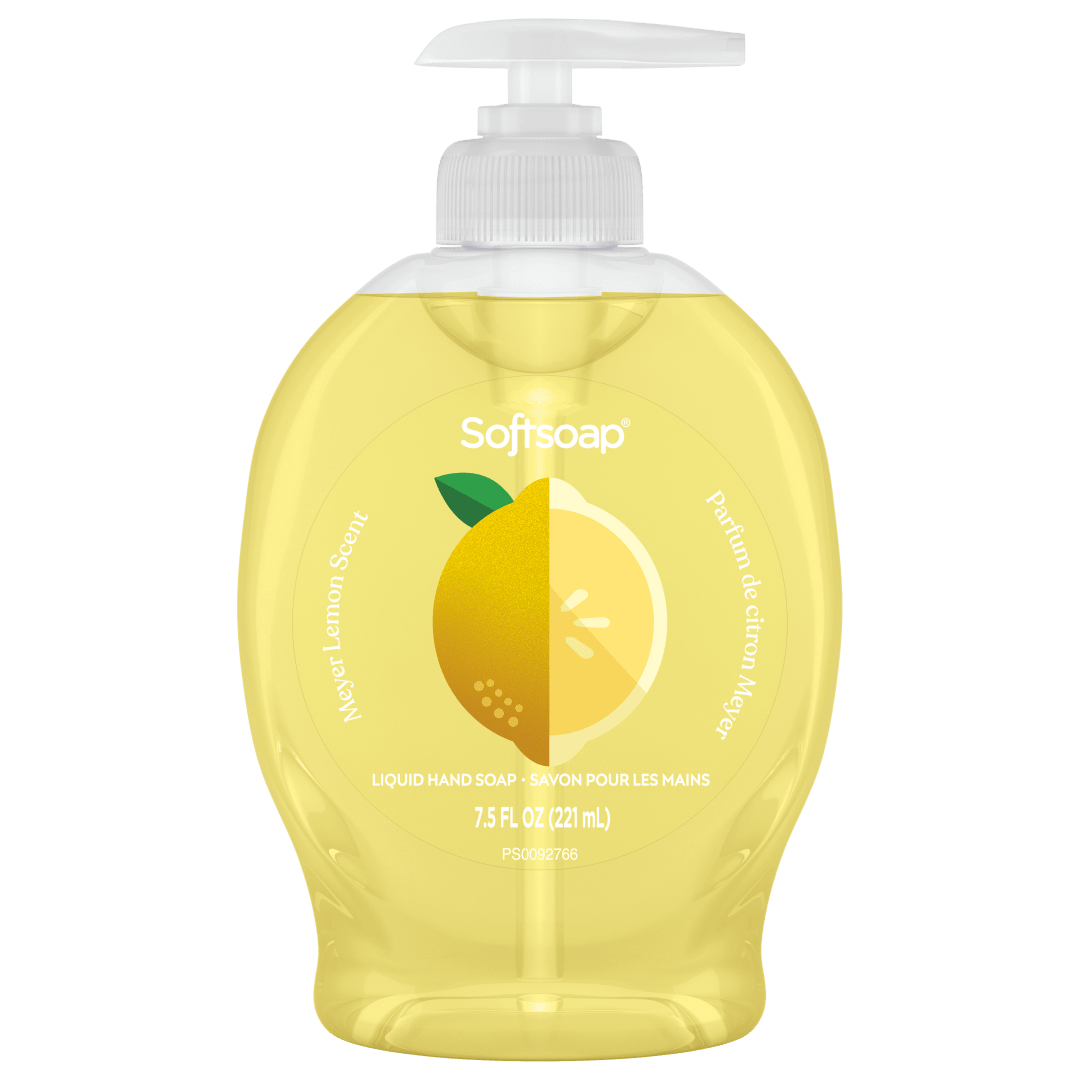 Softsoap Limited Edition Liquid Hand Soap, Meyer Lemon Scent, 7.5 fl oz Pump Bottle