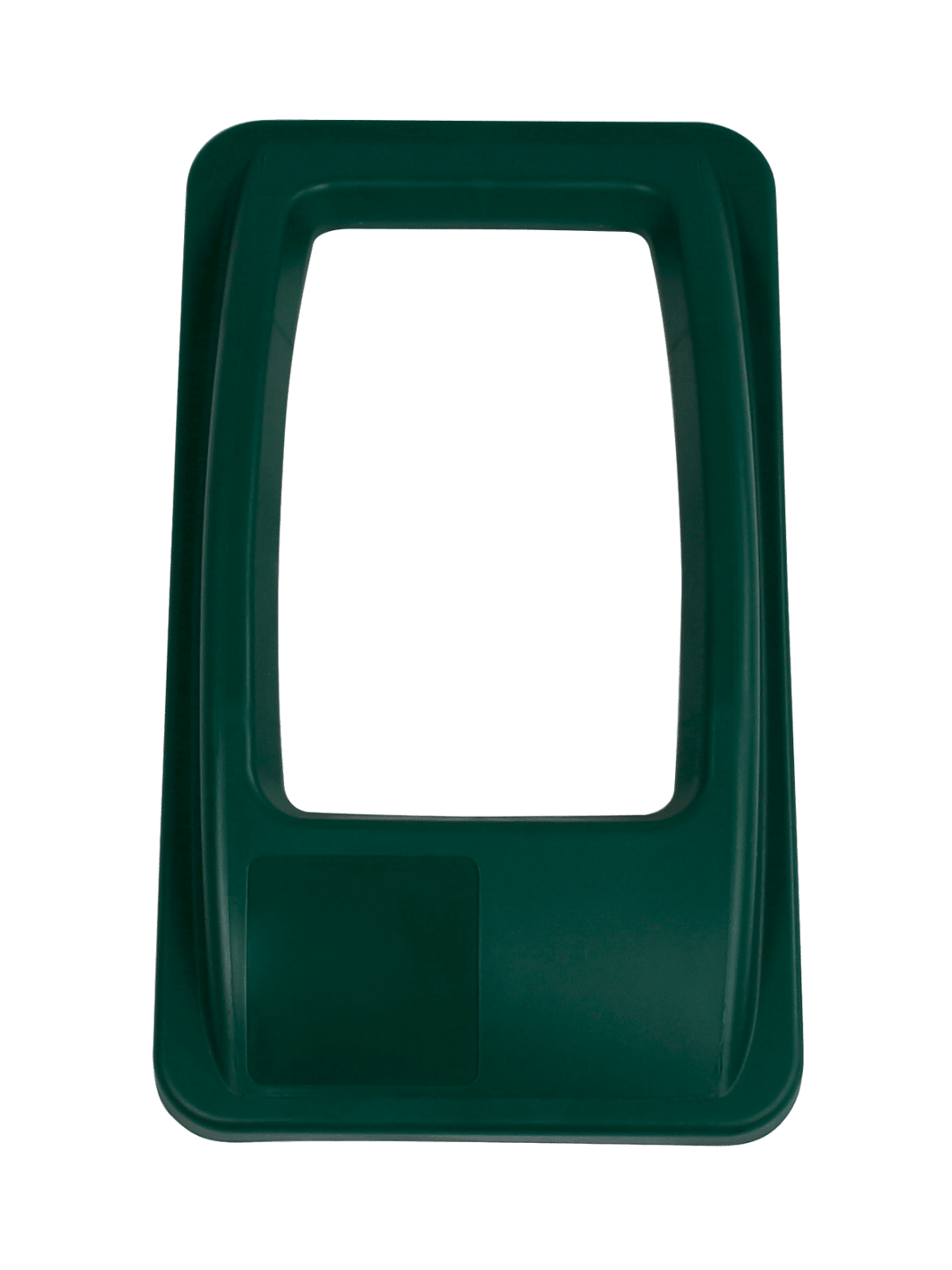  WASTE WATCHER - Single - Lid - Full - Dark Green
