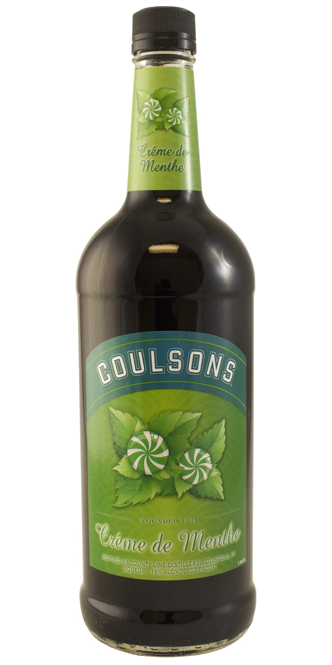 Coulsons Creme De Menthe Liqueur 1l 30 Proof