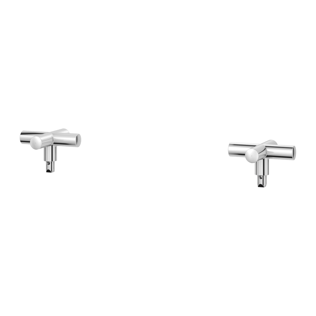 Tenet 2-Handle Cross handle Kit in Polished Chrome
