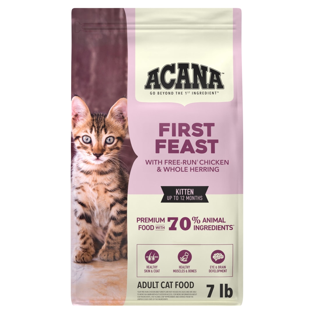 ACANA Dry Cat Food For Kittens First Feast Chicken and Fish