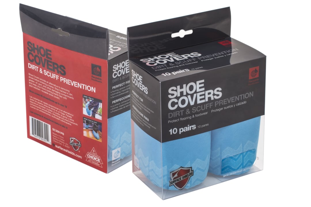 Shoe Covers, Blue, 10pr