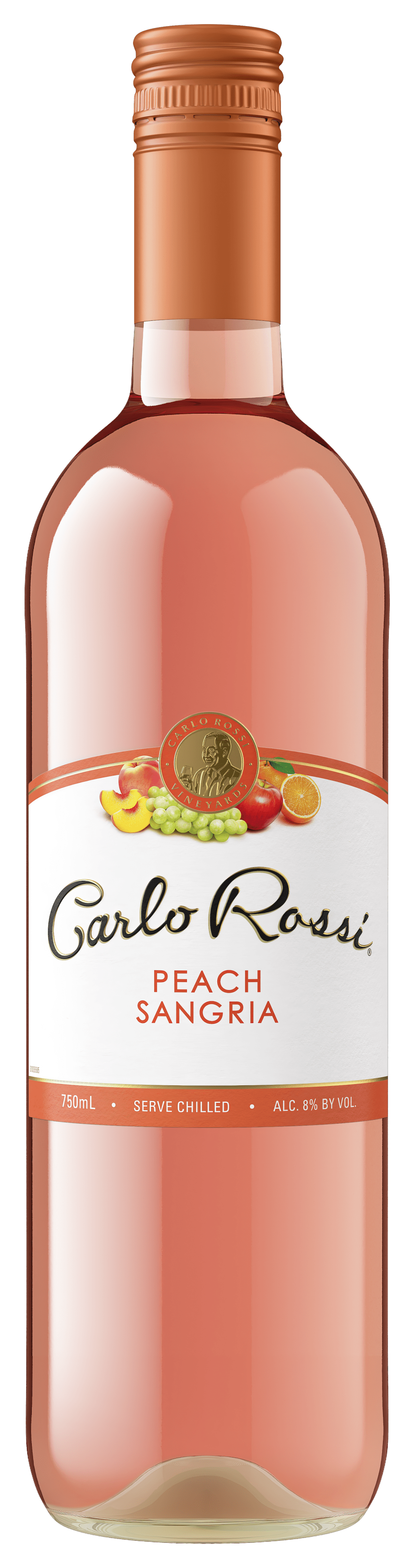Carlo Rossi Peach Sangria Wine 750ml