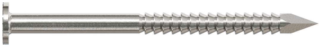 Simpson Strong-Tie T5ACN1 Common Nail, Annular Ring Shank — 1-3/4-in. x .113-in. Type 316 Stainless Steel (1 lb.) (Pack of 10)