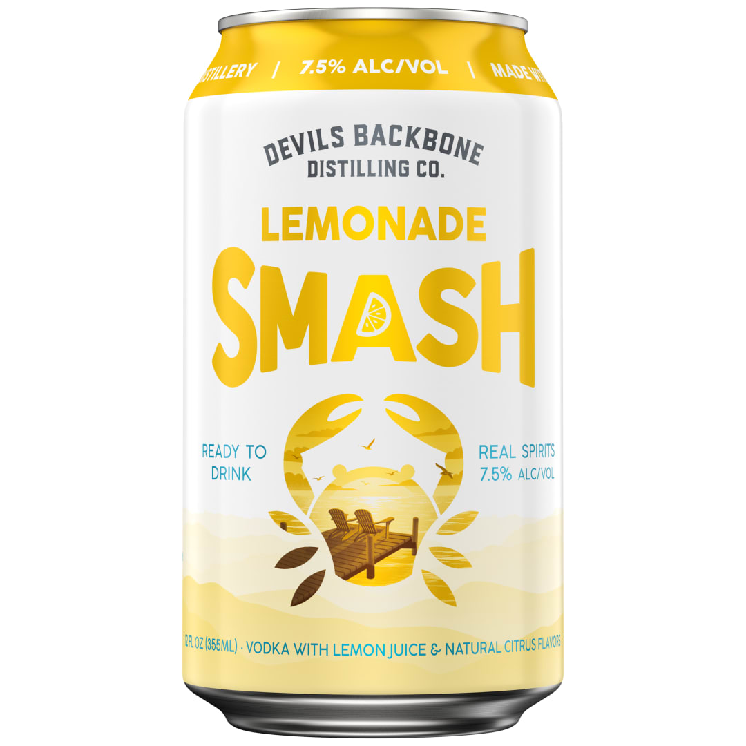 Devils Backbone Distilling Co. Lemonade Smash 7.5%, 12 fl. oz. Can