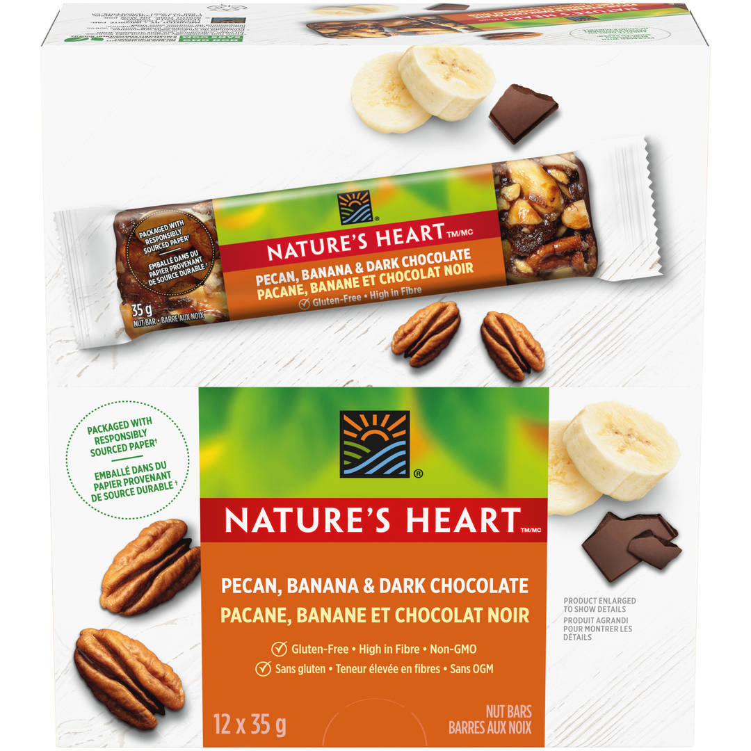 ZZNATURES HEART Banan Pecan 6(12x35g)N2C