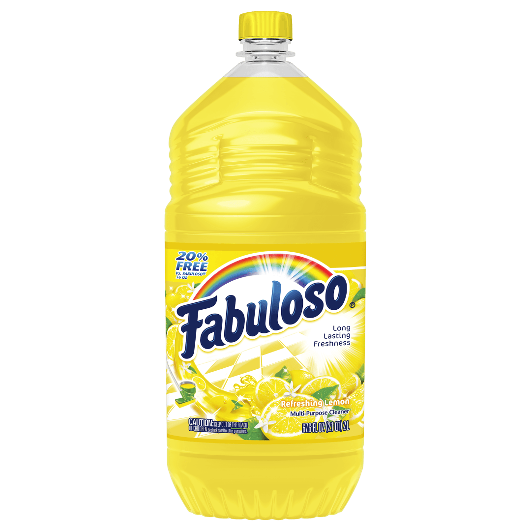 Fabuloso All Purpose Cleaner, Lemon - 67.6 fluid ounce (56oz + 2% Free)
