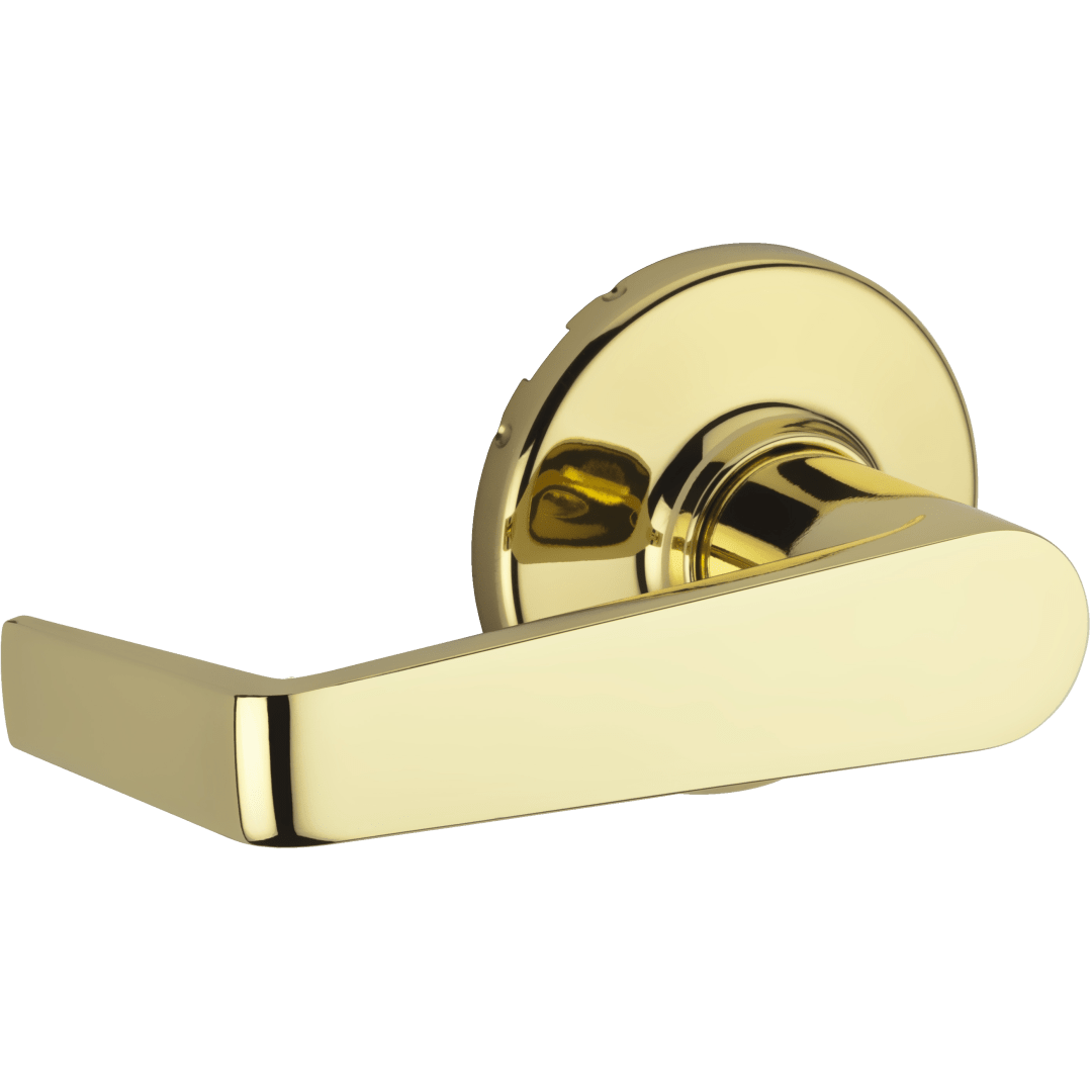 Kingston Hall/Closet Lever in Polished Brass