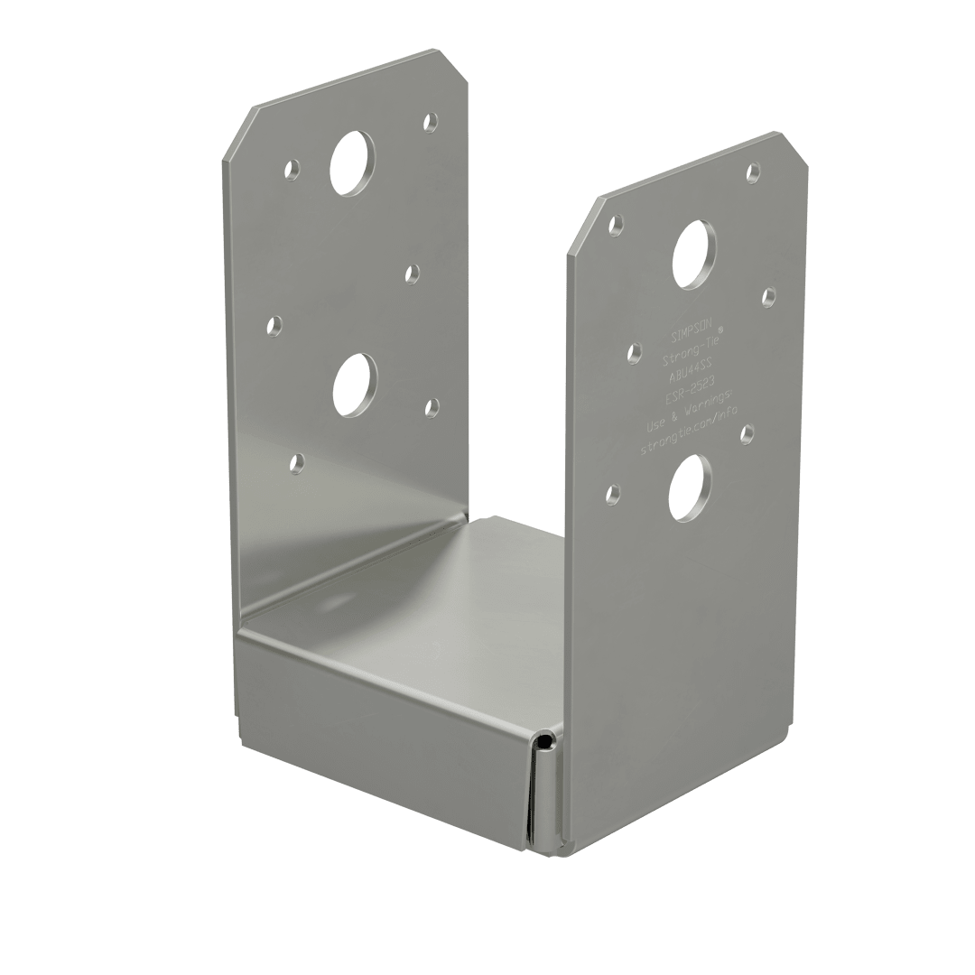 Simpson Strong-Tie ABU44SS ABU Stainless-Steel Adjustable Post Base for 4x4