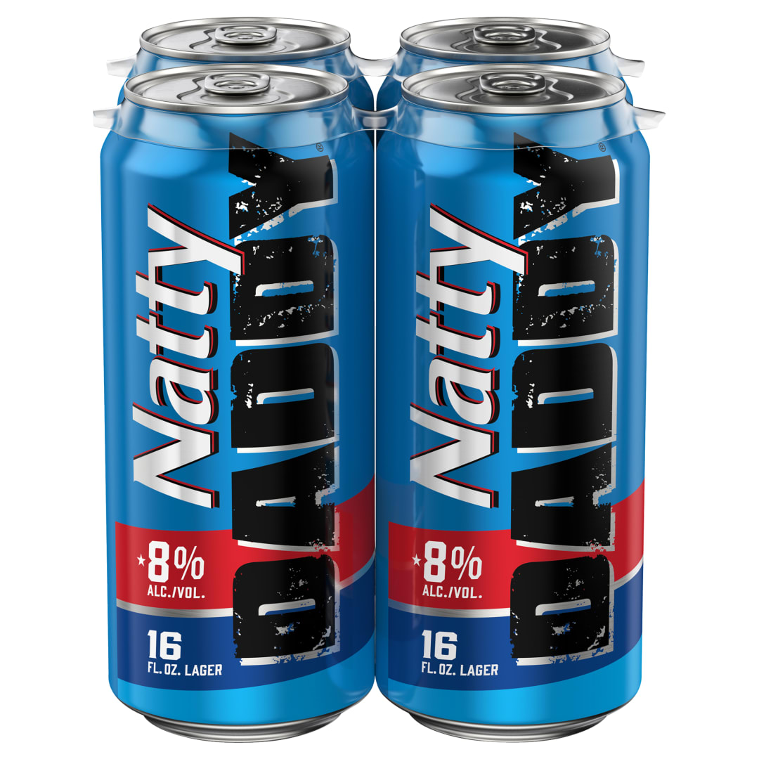 Natty Daddy® Beer, 4 Pack 16 fl. oz. Cans