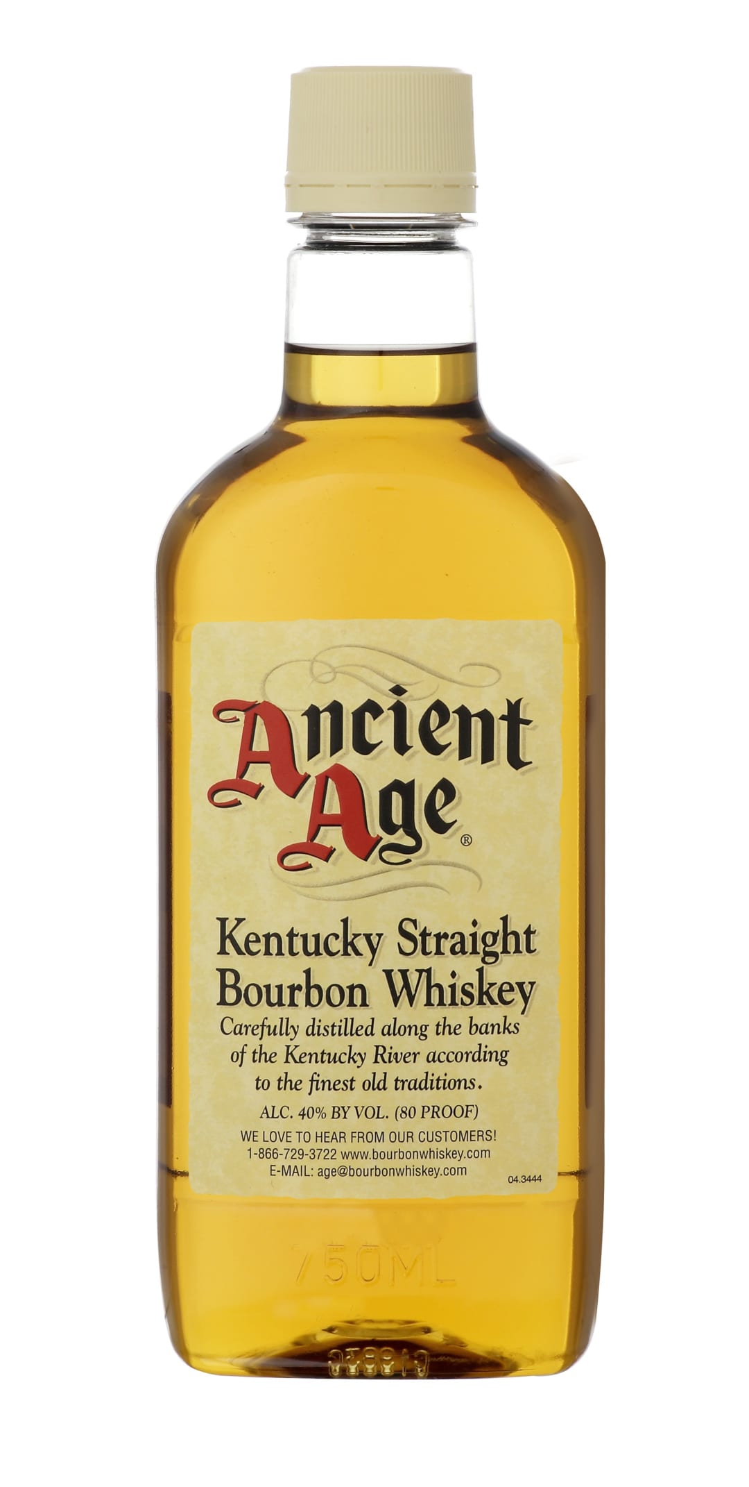 Ancient Age Kentucky Straight Bourbon Whiskey 750ml Traveler Plastic Bottle 80 Proof