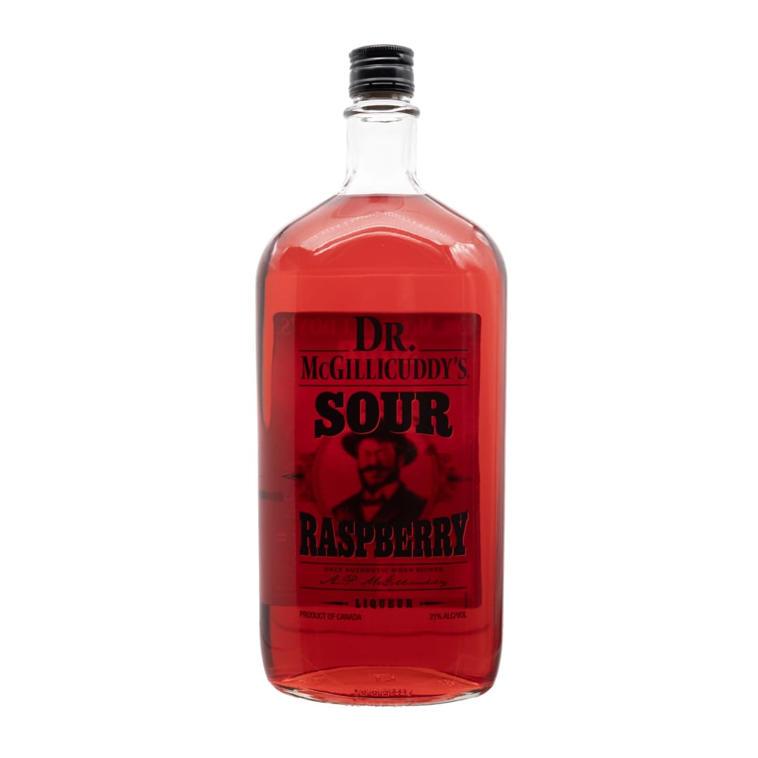 Dr McGillicuddy's Sour Raspberry Liqueur 1L 42 Proof