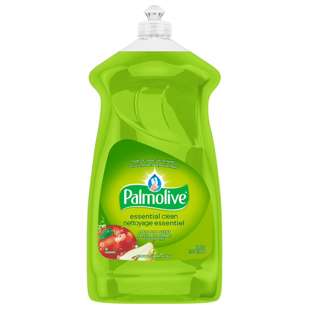 Palmolive Essential Clean Liquid Dish Soap, Apple Pear Scent - 1.51 L