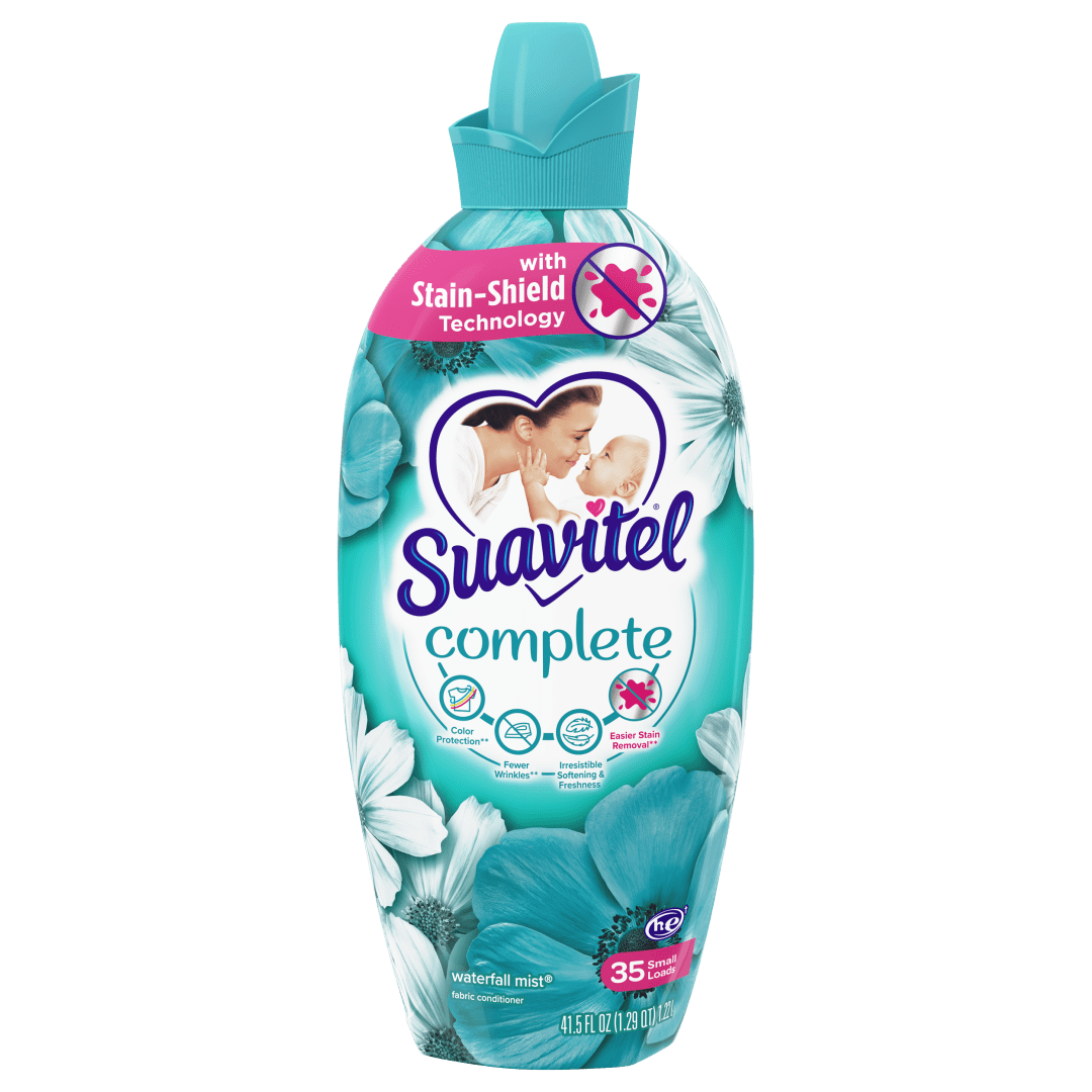 Suavitel Complete Fabric Softener, Waterfall Mist - 44 fluid ounce