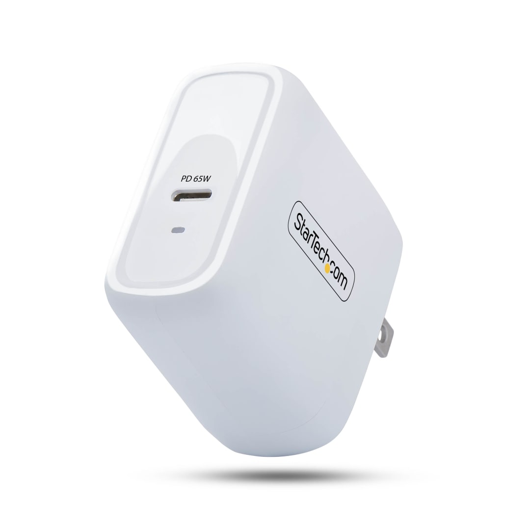 65W, Wall Charger, 1x USB-C, White, NA