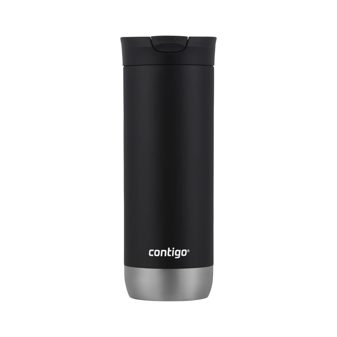 Contigo® SNAPSEAL™ Insulated Stainless Steel Travel Mug, 16oz., Licorice